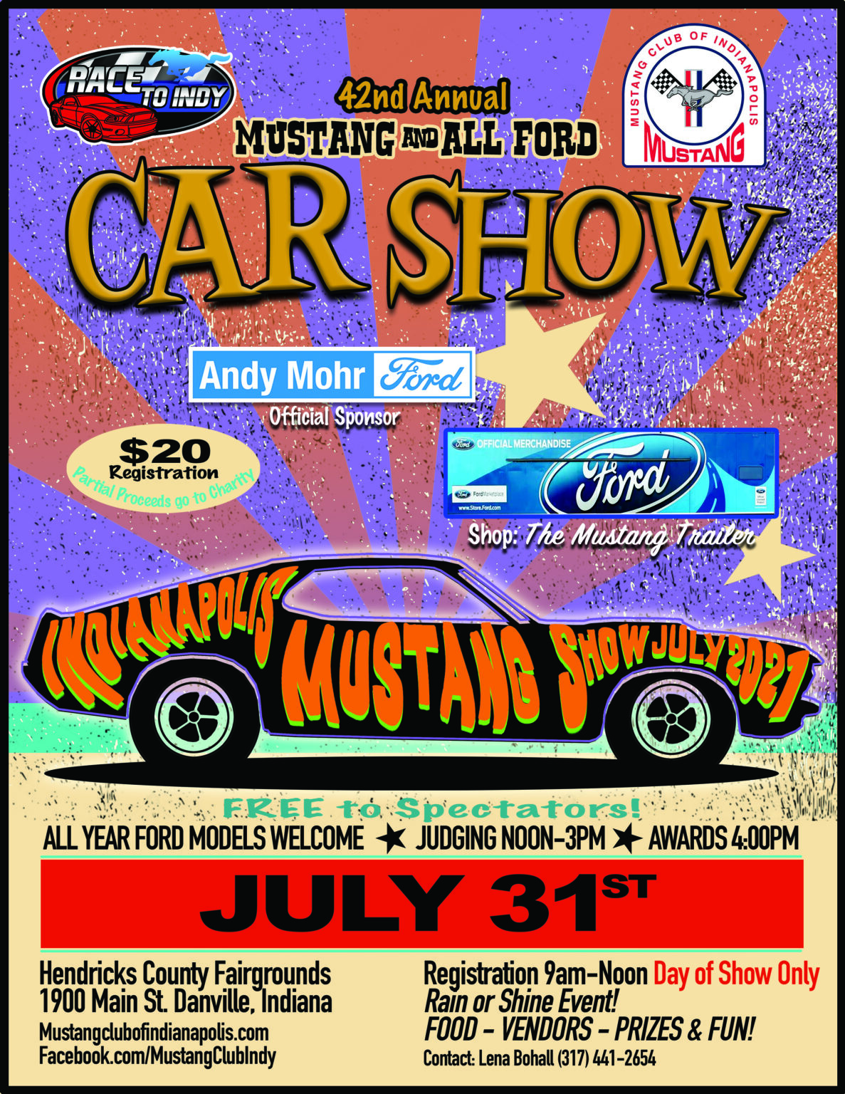 Annual Car Show Mustang Club of Indianapolis